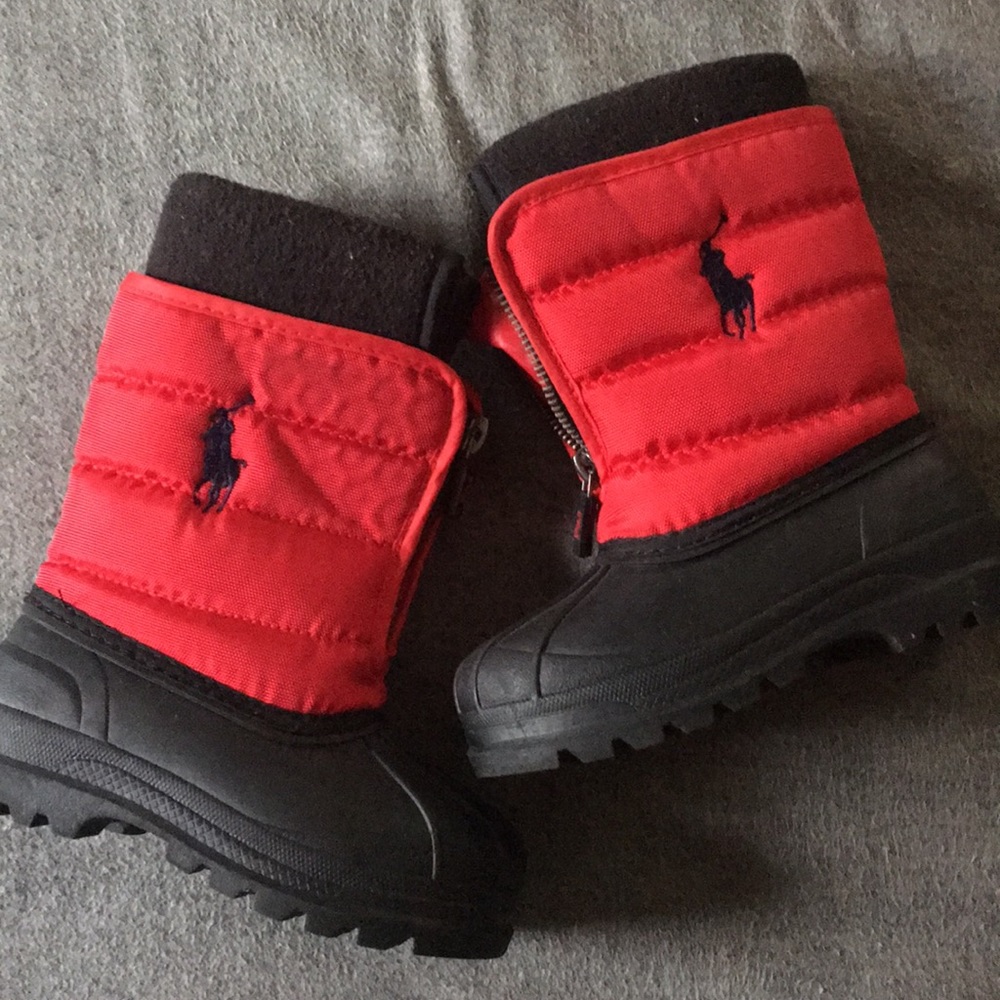 Baby polo snow boots